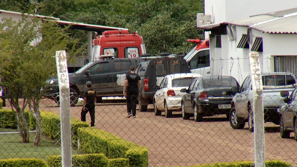 Ambulância é chamada na Casa Provisória de Palmas após briga entre detentos - Foto: Reprodução/TV Anhanguera