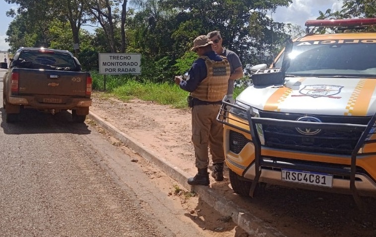 Fiscalização nas estradas do Tocantins | Foto: Divulgação/Ascom PMTO
