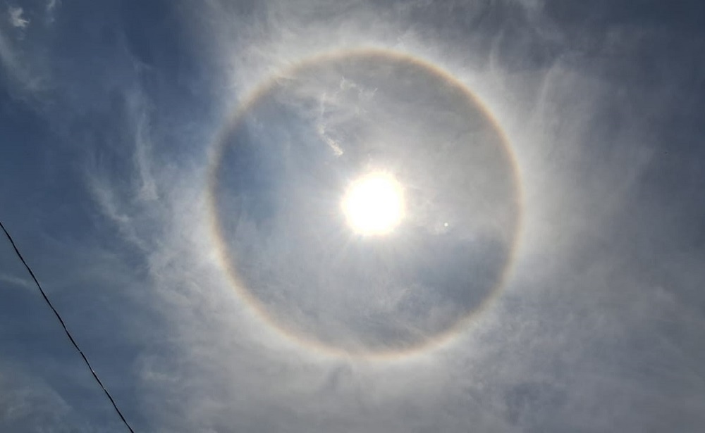 Círculo 'aparece' ao redor do sol em Maringá; veja o que é este fenômeno, Norte e Noroeste