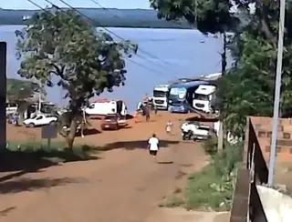 Acidente grave entre balsas deixa passageira gravemente ferida no Rio Tocantins em Porto Nacional