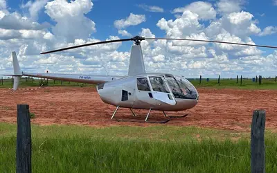 Polícia Federal apreende helicóptero com cerca de 300 quilos de cocaína