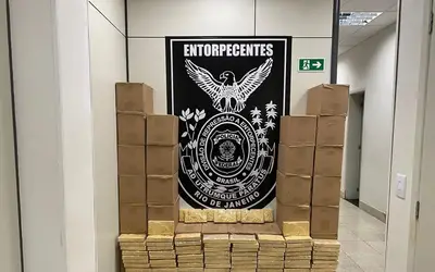 PF prende no Rio homem transportando 800 quilos de cocaína