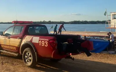 Mergulhadores do CBMTO resgatam corpo de vítima de afogamento em São Sebastião do Tocantins
